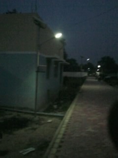 Solar Street Light at Diamond Harbour, West Bengal