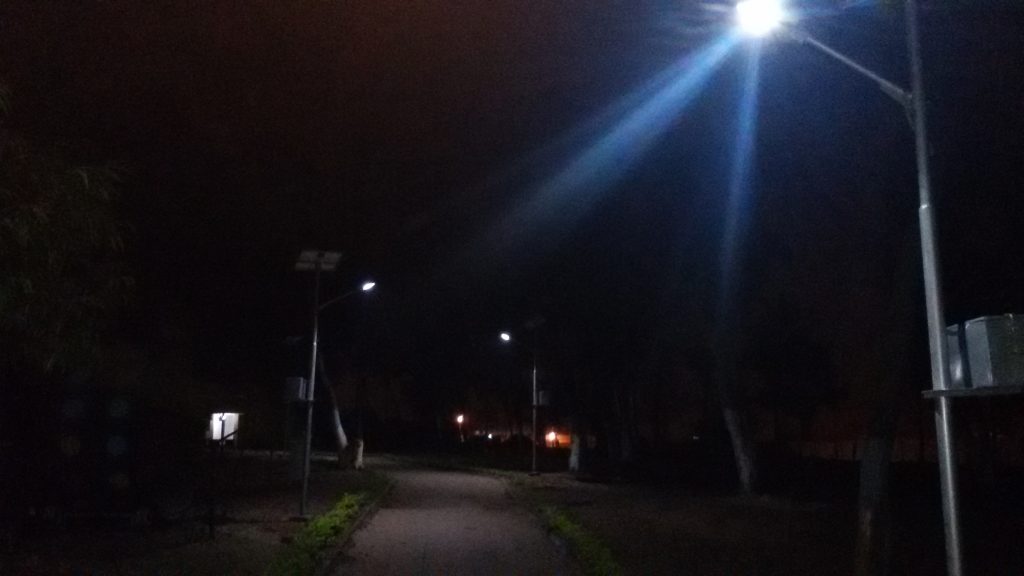 Solar Street Lights Installation at South 24 Parganas Wet Bengal